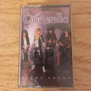 Vtg 1986 Cassette Tape Cinderella Night Songs PolyGram 830 076-4 M-1